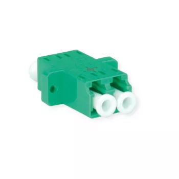 Telegärtner J08071A0021 LC/APC Single-Mode Glasfaser-Steckverbinder, Grün