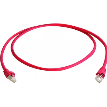 TELEGÄRTNER 100028072 Cat6a S/FTP Patchkabel, 5,5 m, Rot