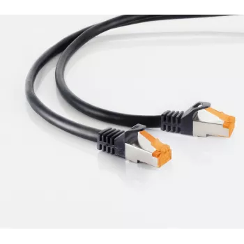 S CONN Maximum Connectivity Cat 6A S/FTP Outdoor Patchkabel, 2 m, Schwarz 08-26035