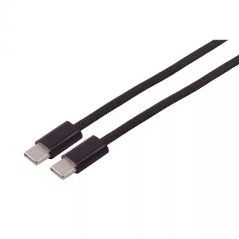 S CONN MAXIMUM CONNECTIVITY USB-C Ladekabel, 2.0, 60W, Schwarz, Textil, 3m (14-21045)