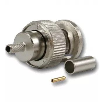 Telegärtner BNC Crimp-Kabelstecker G08, 50 Ohm, Professional, RD-316, 5 Stück (J01000A0043)