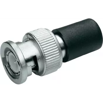 Telegärtner J01006A1373 BNC 93 Ohm Koaxialstecker, Stecker, Crimp/Löt, vernickeltes Messing