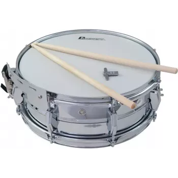 DIMAVERY SD-200 Marching Snare Drum 13x5, Weiß 26015213