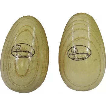 Dimavery Egg Shaker Holz, 2 Stück, Natur 26055335
