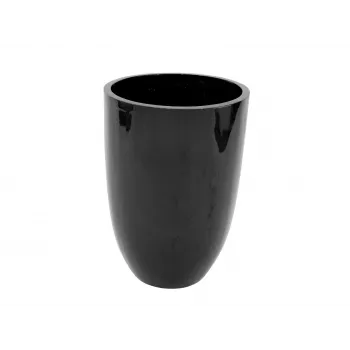 Europalms LEICHTSIN CUP-69 Pflanzgefäß, Schwarz, glänzend (83011819)