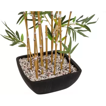 EUROPALMS Künstlicher Bambus in Dekorativer Schale, 150cm 82509262