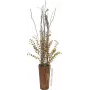EUROPALMS Künstlicher Eukalyptuszweig, Gelbgrün, 110cm 82505622