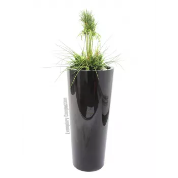 EUROPALMS Leichtsinn Elegance-110 Dekorationsfigur, Schwarz Glänzend 83011864