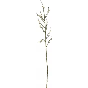 EUROPALMS Glitzer Gold Beerenzweig, 85 cm, 3er-Pack (83500441)