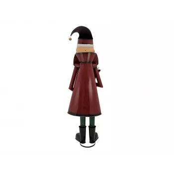 EUROPALMS Weihnachtsmann Metallfigur Rot 195cm 83314902