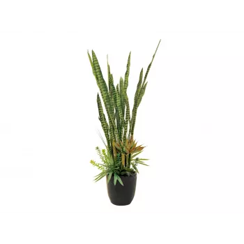 EUROPALMS Sukkulenten-Mix Kunstpflanze, 190cm 82600035