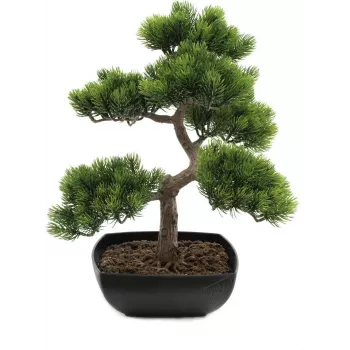 EUROPALMS Bonsai-Kiefer Kunstpflanze, 50 cm 82600110