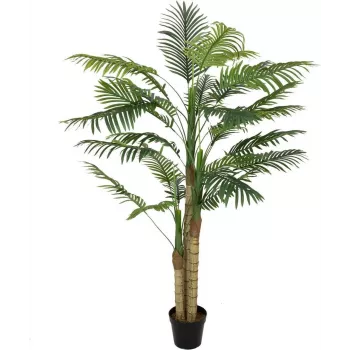 EUROPALMS Areca-Palme, 3-stämmig, Kunstpflanze, 150cm 82509411