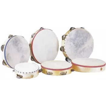 DIMAVERY DTH-106 Tambourin 25 cm Halbmond Schwarz 26053206