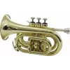 DIMAVERY TP-300 Bb Taschen-Trompete, Goldlack 26503720