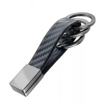 TROIKA TWISTER CARBON Schlüsselanhänger (KRG649/CB)