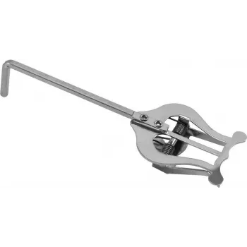 DIMAVERY Marschier-Lyra für Trompete, vernickeltes Metall, Klemmenbefestigung, Silber 26600540