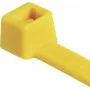 HellermannTyton T30R gelbes Kabelband 150 x 3,6 mm, PA66, 100 Stück (116-01814)