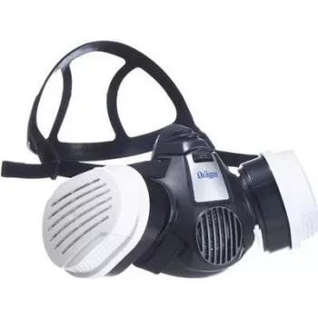 Dräger X-plore 3300 Halbmaske Atemschutz-Set mit 2 A1B1E1K1P3 Kombinationsfiltern R57794