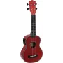 DIMAVERY UK-100 Sopran-Ukulele, Flamed Red 26255807
