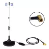 Midland Albrecht MAG31 DAB+ Magnetfußantenne mit Verstärker, Band III, 3m Kabel, SMB-Anschluss 62336