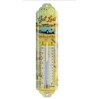 TFA Dostmann Nostalgic Art VW Bulli Thermometer Gelb 12.2060.11