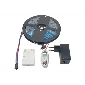SYNERGY21 QuinLED dig2GO tragbares digitales LED-Bundle mit RGBW-Streifen, Leistungscontroller und Netzteil S21-LED-JT230011