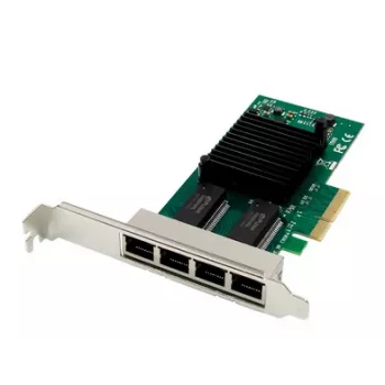 ALLNET PCIe 1G x4 Quad-Port Server-Adapter - Kupfer RJ45 - Intel I350 (ALL0136v2-4-GB-TX/I350T4)