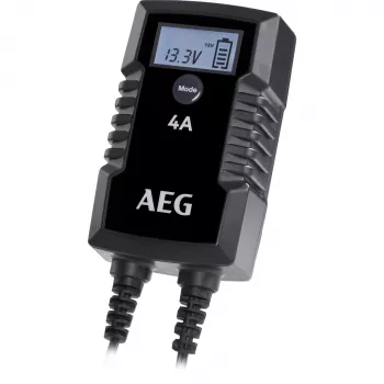 AEG LD4 10616 Automatisches Kfz-Batterieladegerät 6V/12V 2A/4A für Blei-Säure, GEL, AGM, MF, Ca/Ca