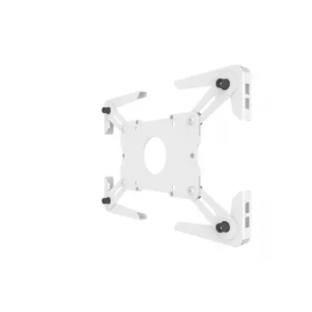 ALLNET VesaFLEX-Mount/10.1w Weiße Tablet-VESA-Halterung für 10,1 bis 13 Zoll Tablets, 360° Drehung, abschließbar, VESA 75/100