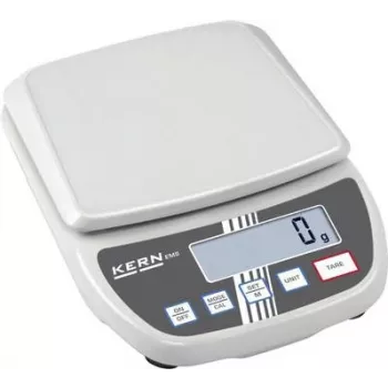 KERN EMS 12K1 Digitale Postwaage, 12 kg Kapazität, 1 g Ablesbarkeit, Weiß