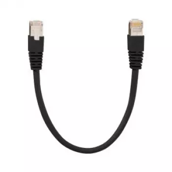 Rutenbeck Patchkabel PK Cat.6A iso U 6 kV HF 1,0 m Schwarz 23510210