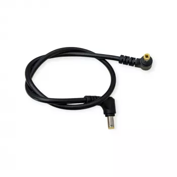 ALLNET DC-Stromverlängerungskabel 5,5mm x 2,5mm Stecker auf Buchse 0,49m Schwarz ALL-Adapt-Ext5.5-2.5-490