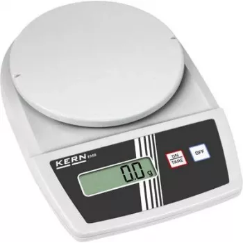 KERN EMB 3000-1 Präzisionsbriefwaage, 3 kg Kapazität, 0,1 g Ablesbarkeit, Silber
