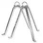 WEIß MHZ5060 Wandhalterungsset Stahl 50cm Weiß (39065)