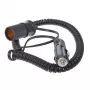 IWH Spiralkabel Verlängerung 12/24V 10A 3m Zigarettenanzünder Stecker auf Buchse 019001