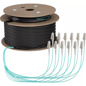 EFB Elektronik Trunk-Kabel U-DQ ZN BH OM3 12G 1x12 LC-LC 100m Dca LSZH - 100 m O8342S100OM3