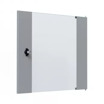 EFB Elektronik Glastür für X-Rack Wandgehäuse 12U Grau RAL 7035 (WGX-TUR12GR.G)