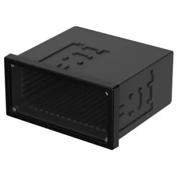 Bopla NGS 9408 UNINORM Einbaugehäuse, 96 x 48 x 85 mm, Schwarz RAL 9005 17940801.MT1