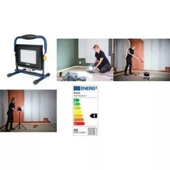 RAPID TOOLS LED-Arbeitsleuchte THE PAINTER+ 50W Blau/Schwarz 5000 Lumen 6000K 5001730