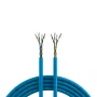 INFRALAN Cat.6A 500 MHz U/UTP 4-Paar Installationskabel, AWG23, CPR B2ca, RAL5015 Blau, 305m 99960.305-CPR