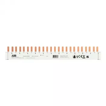 ABB BB-SU 3/24/10 3-Phasen-Stift-Sammelschiene, 10 mm², 24 Pins, 63 A 2CDL803141R1024