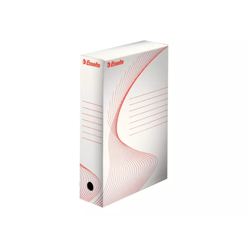 Leitz 128080 Archivbox weiß 80 mm Rücken A4 25er-Pack