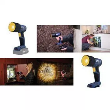 RAPID TOOLS BWL290 wiederaufladbare LED-Taschenlampe, Blau/Schwarz, 290 Lumen, 14h Laufzeit, 80m Strahl 5001752