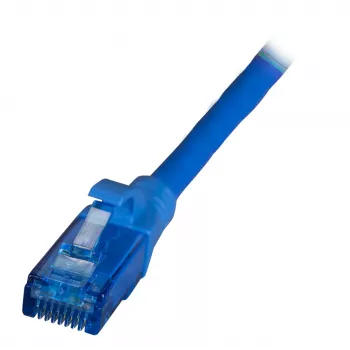EFB-Elektronik RJ45 Patchkabel Cat.6A U/UTP LSZH Premium 500MHz Blau 15m K8109BL.15