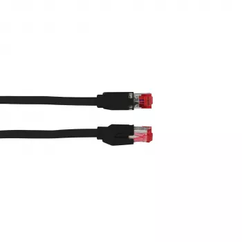 EFB Elektronik Cat.7 S/FTP LSZH Patchkabel, RJ45, 1,5m, Schwarz K0700SW.1,5