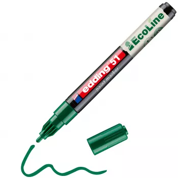 edding 51 EcoLine Lackmarker Grün 1-2 mm 4-51-004