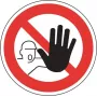 HEIN Industrieschilder 2209 Verbotszeichen - Zutritt für Unbefugte verboten, Kunststoff, 200 x 300 mm, ASR A1.3/DIN EN ISO 7010