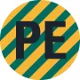 HEIN 172023 PE-Leiterkennzeichnungsetikett, PET, selbstklebend, gelb/grün, 4 x 12 mm, 1000 Etiketten pro Rolle