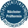HEIN Industrieschilder Prüfplakette NP26-31 Blau Rund 20mm 500/Rolle (185778)
